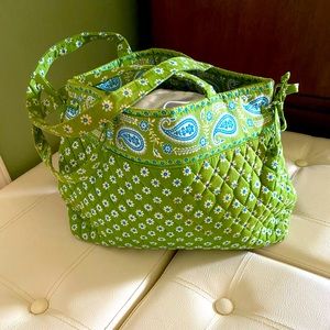 Vera Bradley Apple Green Shoulder Bag
